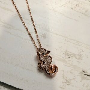 Seahorse Necklace with earrings